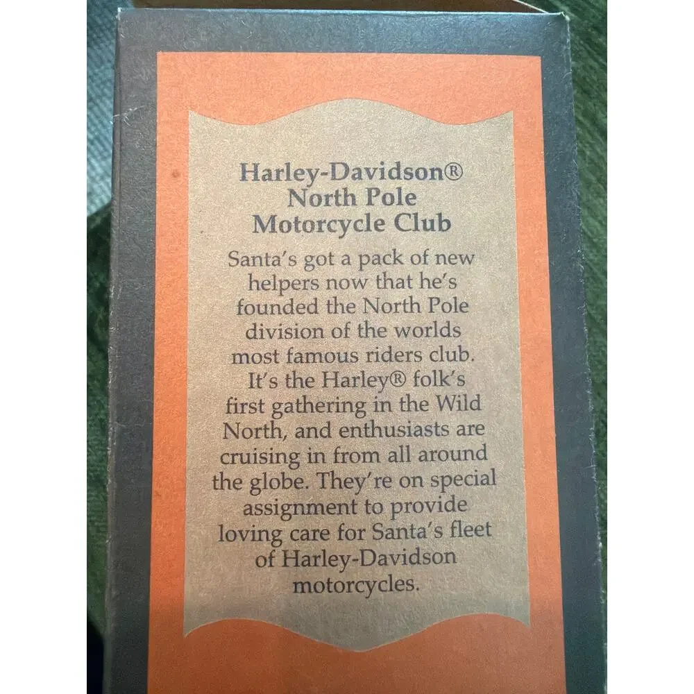 Harley Davidson Born To Ride Christmas Tree Ornament